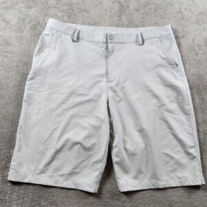 Under Armour Coldblack Golf Shorts Mens 40 Pinstripe HeatGear